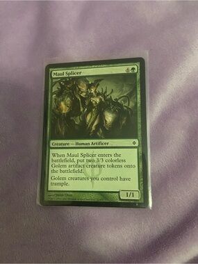 Maul Splicer Green Magic: The Gathering Card